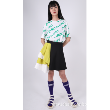 LADIES T-SHIRT WITH SHORT SLEEVES